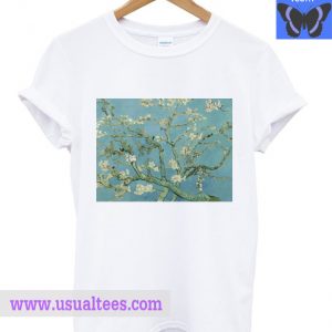 Van Gogh Almond Blossoms Tree T Shirt