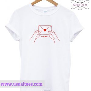 Love Letter Japanese T Shirt