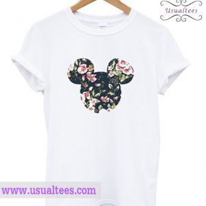 Mickey Mouse Flower T Shirt