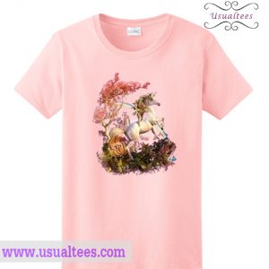 Unicorn Fantasy Light Pink T shirt