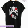 Christmas skeleton T-shirt