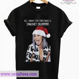 All I Want For Christmas Is Shmoney Okurrrrr santa christmas T shirt