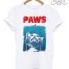 Paws Cat Jaws Parodi Funny T-shirt