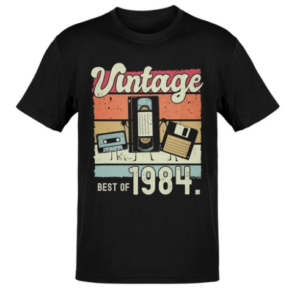 Vintage 1984 Cassette T-Shirt AA